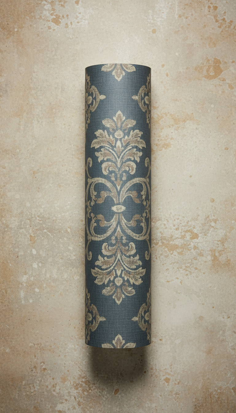 Chateau Blue Exclusive Wallpaper Roll