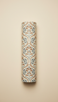 Hand-Printed Wallpaper Roll in Slate Pewter