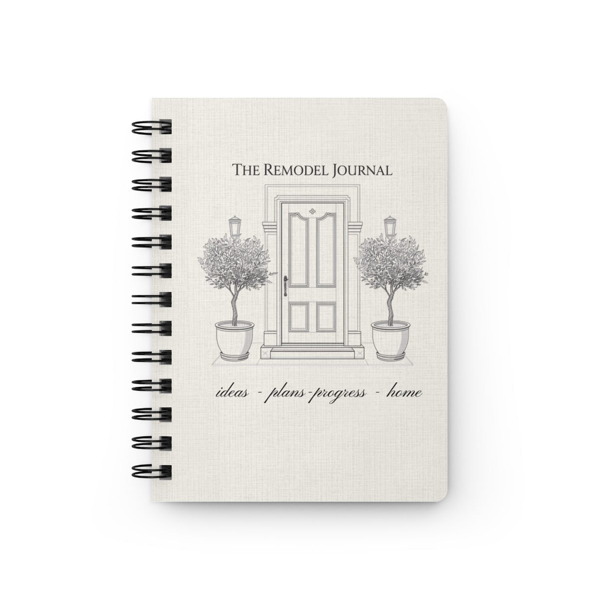 Remodel Journal Spiral Bound Notebook | Home Renovation Planner