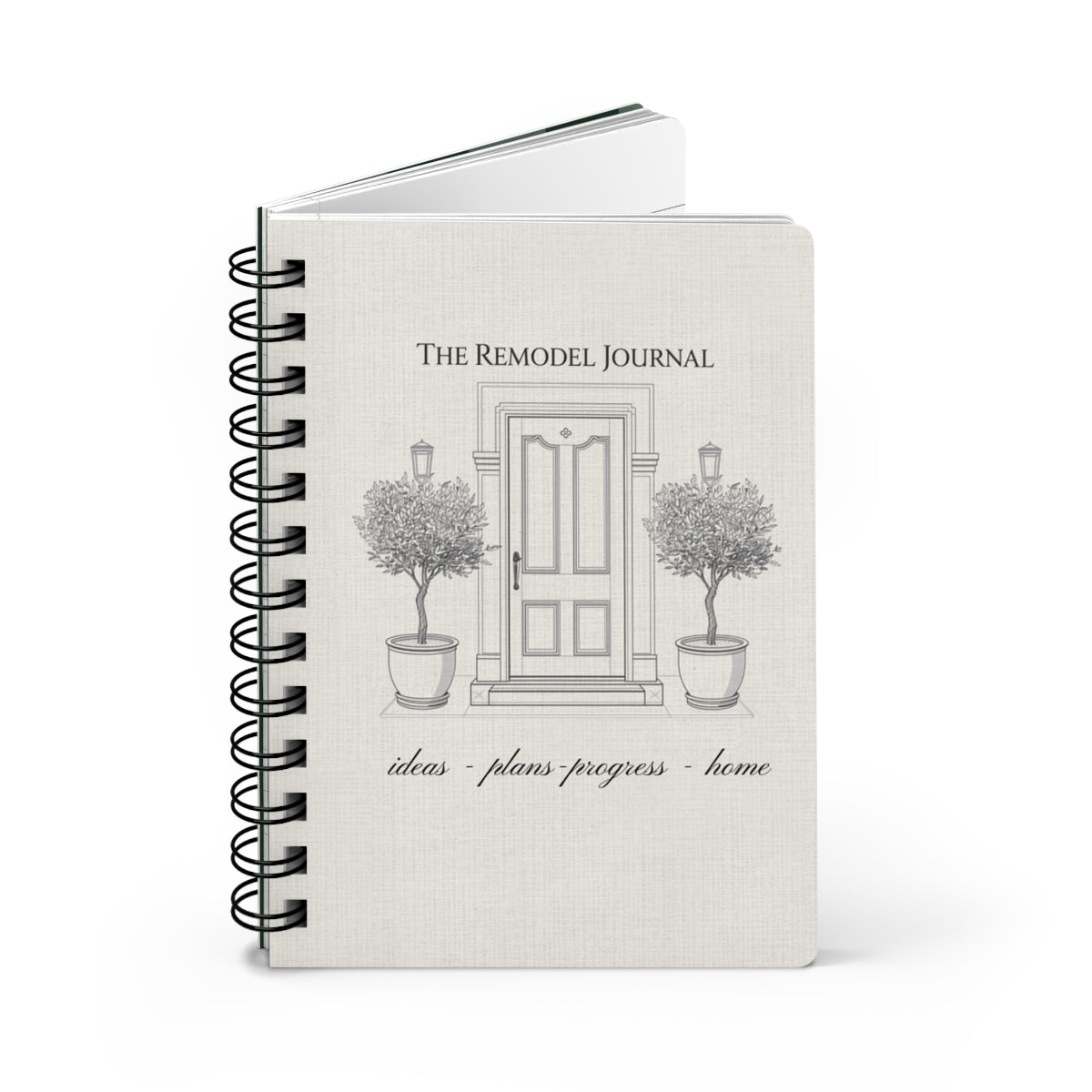 Remodel Journal Spiral Bound Notebook | Home Renovation Planner